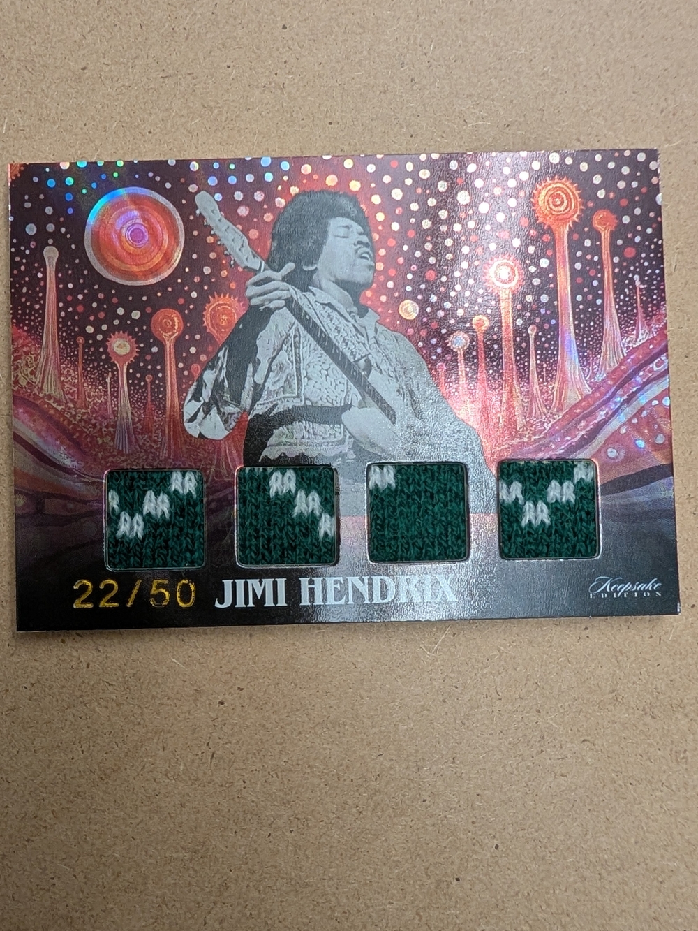 KEEPSAKE the Label Jimi Hendrix Art Print with Green Insets